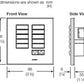 Lutron HWIS-10BRL-F-QB HomeWorks QS Wired International seeTouch 10-Button/Faceplate Kit with Raise/Lower, Frameless Style, Matte Finish, Antique Brass