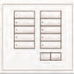 Lutron HWIS-10BRL-I-BC HomeWorks QS Wired International seeTouch 10-Button/Faceplate Kit with Raise/Lower, Insert Style, Matte Finish, Bright Chrome