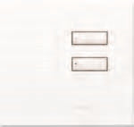 Lutron HWIS-2B-F-BB HomeWorks QS Wired International seeTouch 2-Button/Faceplate Kit, Frameless Style, Matte Finish, Bright Brass