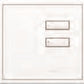 Lutron HWIS-2B-I-SB HomeWorks QS Wired International seeTouch 2-Button/Faceplate Kit, Insert Style, Matte Finish, Satin Brass