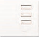 Lutron HWIS-3B-F-AR HomeWorks QS Wired International seeTouch 3-Button/Faceplate Kit, Frameless Style, Matte Finish, Argentum