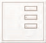 Lutron HWIS-3B-I-SN HomeWorks QS Wired International seeTouch 3-Button/Faceplate Kit, Insert Style, Matte Finish, Satin Nickel