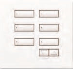 Lutron HWIS-6BRL-F-SC HomeWorks QS Wired International seeTouch 6-Button/Faceplate Kit with Raise/Lower, Frameless Style, Matte Finish, Satin Chrome