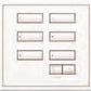 Lutron HWIS-6BRL-I-SN HomeWorks QS Wired International seeTouch 6-Button/Faceplate Kit with Raise/Lower, Insert Style, Matte Finish, Satin Nickel