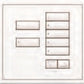 Lutron HWIS-7BRL-I-QZ HomeWorks QS Wired International seeTouch 7-Button/Faceplate Kit with Raise/Lower, Insert Style, Matte Finish, Antique Bronze
