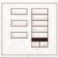 Lutron HWIS-8BIR-I-QB HomeWorks QS Wired International seeTouch 8-Button/Faceplate Kit with Raise/Lower and IR, Insert Style, Matte Finish, Antique Brass