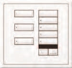 Lutron HWIS-8BIR-I-QZ HomeWorks QS Wired International seeTouch 8-Button/Faceplate Kit with Raise/Lower and IR, Insert Style, Matte Finish, Antique Bronze