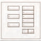 Lutron HWIS-8BRL-I-AW HomeWorks QS Wired International seeTouch 8-Button/Faceplate Kit with Raise/Lower, Insert Style, Matte Finish, Arctic White