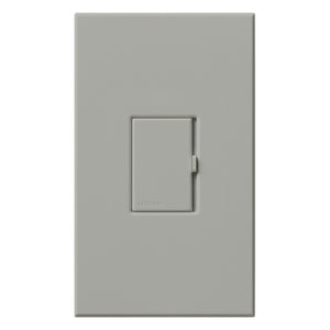 Lutron HWV-1000D-GR HomeWorks Wired Vareo 1000W/VA Incandescent or Magnetic Low Voltage Single Pole / Multi-Location Dimmer, in Gray
