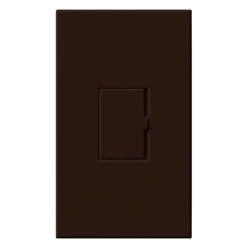 Lutron HWV-1000NS-BR HomeWorks Wired Vareo 1000W/VA Single Pole / Multi-Location Switch, Neutral Wire Required, in Brown