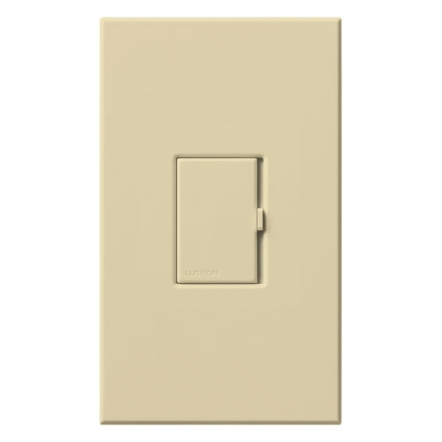 Lutron HWV-1000NS-IV HomeWorks Wired Vareo 1000W/VA Single Pole / Multi-Location Switch, Neutral Wire Required, in Ivory