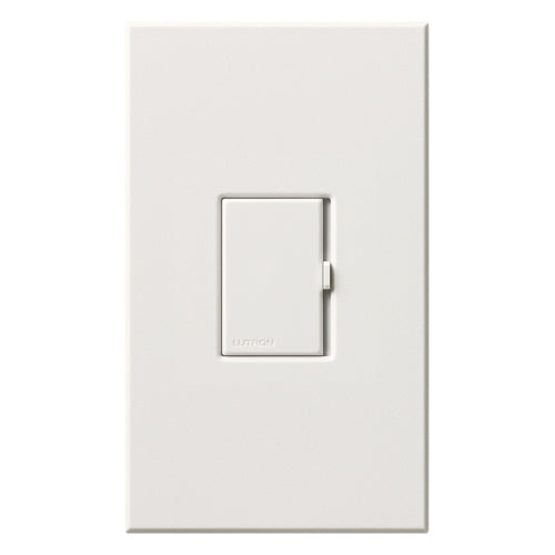 Lutron HWV-1000NS-WH HomeWorks Wired Vareo 1000W/VA Single Pole / Multi-Location Switch, Neutral Wire Required, in White