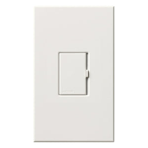 Lutron HWV-1000NS-WH HomeWorks Wired Vareo 1000W/VA Single Pole / Multi-Location Switch, Neutral Wire Required, in White