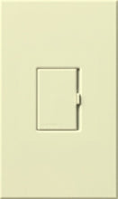 Lutron HWV-600D-AL HomeWorks Wired Vareo 600W/VA Single Location Incadescent or Low-Voltage Magnetic Single Pole / Multi-Location Dimmer, in Almond