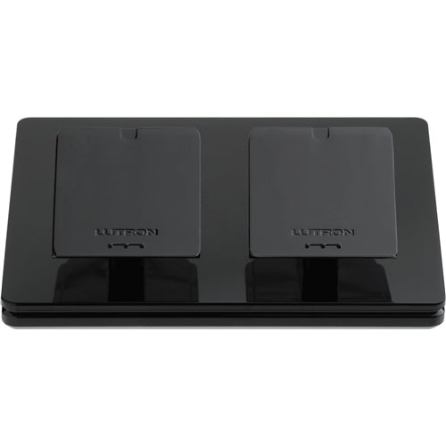 Lutron L-PED2-BL Pico Wireless Control Double Pedestal in Black