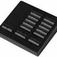 Lutron LFK-T10RL-BLA-E HomeWorks QS RF seeTouch 10-Button with Master On/Off and Raise/Lower Engraved Faceplate Only, Black Anodized Aluminum