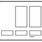 Lutron LFK-T10RL-BRA-E HomeWorks QS RF seeTouch 10-Button with Master On/Off and Raise/Lower Engraved Faceplate Only, Brass Anodized Aluminum