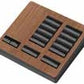 Lutron LFK-T10RL-QZ-E HomeWorks QS RF seeTouch 10-Button with Master On/Off and Raise/Lower Engraved Faceplate Only, Antique Bronze