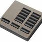 Lutron LFK-T5RL-SN-E HomeWorks QS RF seeTouch 5-Button with Master On/Off and Raise/Lower Engraved Faceplate Only, Satin Nickel