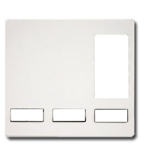 Lutron LFK-T5RL-WH-E HomeWorks RF Large Button Tabletop 5-button with Raise/Lower, Engraved, Faceplate Kit only in White