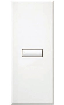 Lutron LFS-W1B-QZ HomeWorks QS Wired seeTouch Signature 1-Button Faceplate Kit, Architectural Metal Finish (Faceplate Only), in Antique Bronze