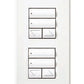 Lutron LFS-W2RLD-SB HomeWorks QS Wired seeTouch Signature Dual Group, Two Raise/Lower Faceplate Kit, Architectural Metal Finish (Faceplate Only), in Satin Brass