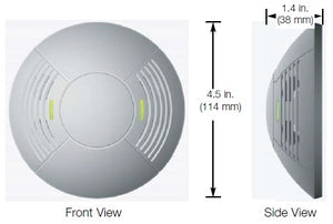 Lutron LOS-CUS-2000-WH Ceiling Mount Ultrasonic Sensor, 2000 sq ft Coverage and 360 deg Field of View