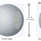 Lutron LOS-CUS-500-WH Ceiling Mount Ultrasonic Sensor, 500 sq ft Coverage and 180 deg Field of View