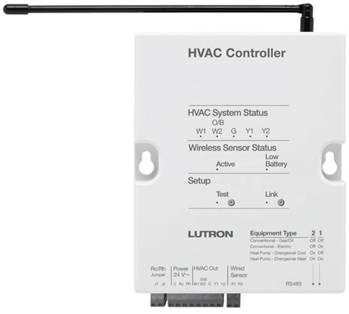 Lutron LR-HVAC-1-WH Comfort Control 24V HVAC Controller in White