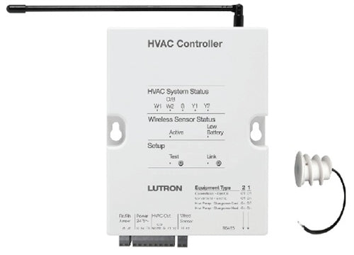 Lutron LR-HVAC-INT-FLSH Temperature Control Integration Package - wired, includes one flush-mounted wired temperature sensor and one HVAC Controller