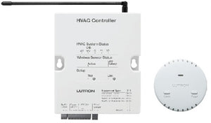 Lutron LR-HVAC-INT-SW Temperature Control Integration Package, includes one wireless temperature sensor and one HVAC Controller in Snow
