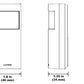 Lutron LRF2-OKLB-P-WH Radio Powr Savr Wireless RF 90 deg Corner-mount Occupancy/Vacancy Sensor, Auto-On/Auto-Off or Manual On/Auto-off in White