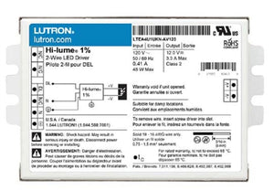 Lutron-LTEA4U1UKS-GC070 Hi-Lume 1% 2-Wire LED Driver, UL Listed / cULus Listed, Compact Case, Studded Case Style, 0.2-0.7A, 8-20V, Constant-Current Driver with PWM Dimming, Constant Level