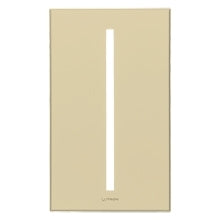 Lutron LWT-G-IV Grafik T Architectural Wallplate 1 Gang in Ivory