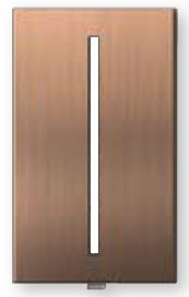 Lutron LWT-G-QZ Grafik T Architectural Wallplate 1 Gang in Antique Bronze