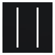 Lutron LWT-GG-BL Grafik T Architectural Wallplate 2 Gang in Black