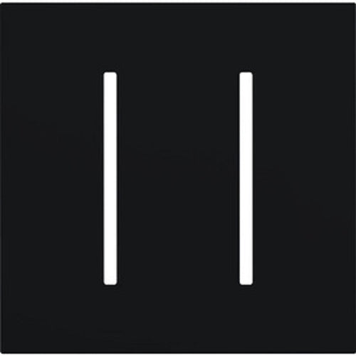 Lutron LWT-GG-CBL Grafik T Architectural Wallplate 2 Gang in Clear Black Glass