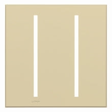 Lutron LWT-GG-IV Grafik T Architectural Wallplate 2 Gang in Ivory