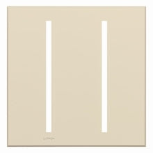 Lutron LWT-GG-LA Grafik T Architectural Wallplate 2 Gang in Light Almond