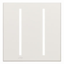Lutron LWT-GG-WH Grafik T Architectural Wallplate 2 Gang in White