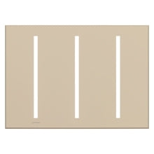 Lutron LWT-GGG-TP Grafik T Architectural Wallplate 3 Gang in Taupe