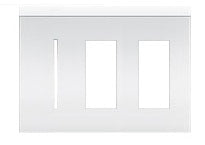 Lutron LWT-GTT-SI New Architectural Wallplate 3 Gang, Grafik T and New Architectural Opening, in Sienna, Matte Finish