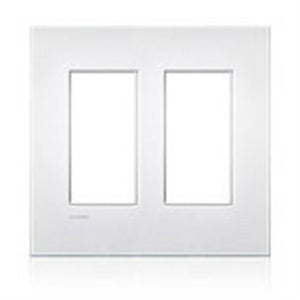 Lutron LWT-U-PP-BC New Architectural Wallplate 2 Gang, Palladiom Opening, in Bright Chrome, Metal Finish