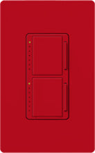 Lutron MA-L3L3-HT Maestro Satin 2 x 300W Incandescent / Halogen Single Location Dual Dimmer in Hot