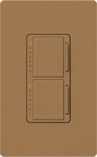 Lutron MA-L3L3-TC Maestro Satin 2 x 300W Incandescent / Halogen Single Location Dual Dimmer in Terracotta