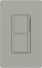 Lutron MA-L3S25-GR Maestro 300W & 2.5A Incandescent / Halogen Single Location Dimmer & Switch in Gray