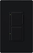 Lutron MA-L3S25-MN Maestro Satin 300W & 2.5A Incandescent / Halogen Single Location Dimmer & Switch in Midnight