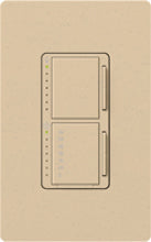 Lutron MA-L3T251-DS Maestro Satin 300W & 2.5A Incandescent / Halogen Single Location Dimmer & Timer in Desert Stone