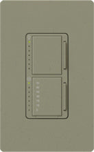 Lutron MA-L3T251-GB Maestro Satin 300W & 2.5A Incandescent / Halogen Single Location Dimmer & Timer in Greenbriar