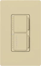 Lutron MA-L3T251-IV Maestro 300W & 2.5A Incandescent / Halogen Single Location Dimmer & Timer in Ivory